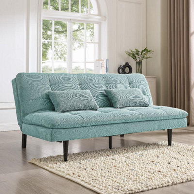 Home Detail Butterfly Clic-Clac Sofa BedTeal Linen from B&Q