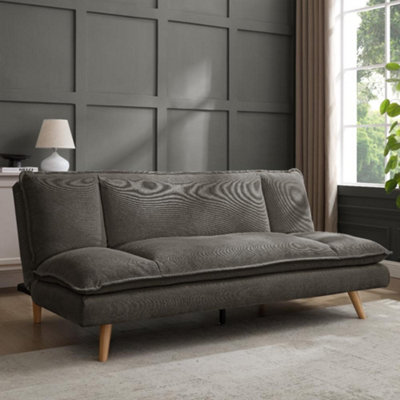 Home Detail Bonnet Clic-Clac Sofa BedGrey Linen from B&Q
