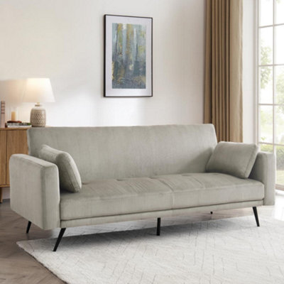 Home Detail Tom Clic-Clac Sofa BedBeige Cord from B&Q