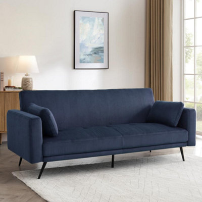 Home Detail Tom Clic-Clac Sofa BedBlue Cord from B&Q