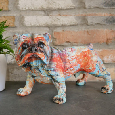 Graffiti British Bulldog Ornament from B&Q
