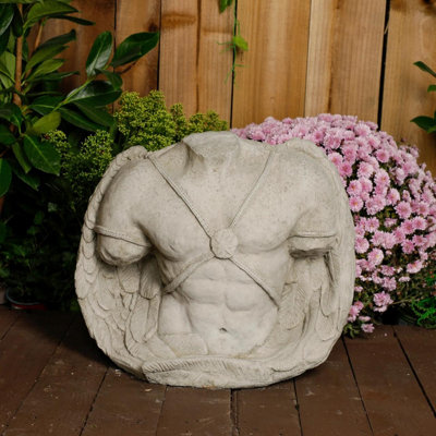 Oakley Medium Greek Style Male Stone Cast Statue Icarus from B&Q