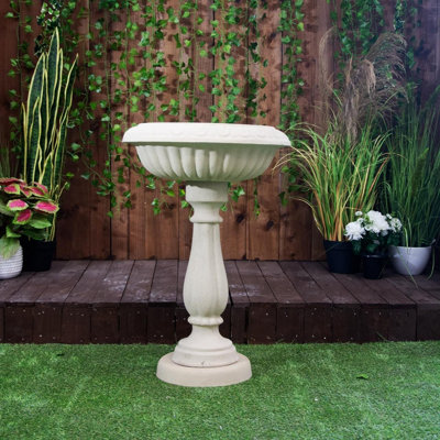 Royal Design Sandstone Birdbath from B&Q