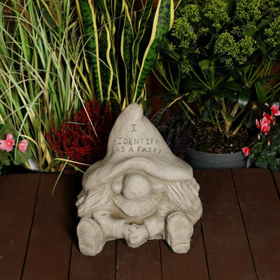 Oakleystone Northern I Identify As A Fairy Stone Cast Gnome Statue from B&Q