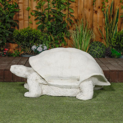 B&Q Grand Stone Cast Tortoise Statue