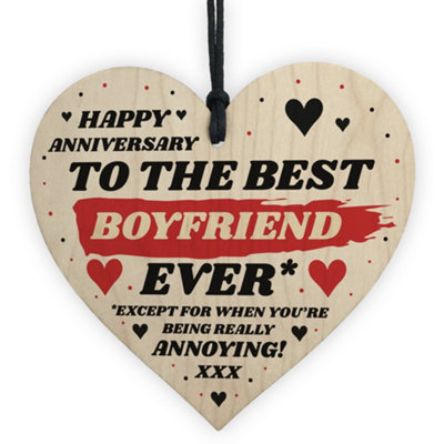 Red Ocean Funny Joke Anniversary Gift For Best Boyfriend Rude Gift For Him Humour Heart from B&Q
