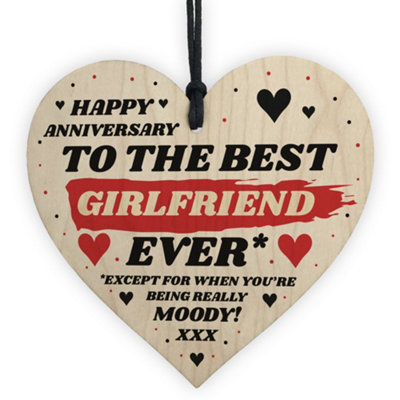 Red Ocean Funny Joke Anniversary Gift For Best Girlfriend Rude Gift For Her Humour Heart from B&Q