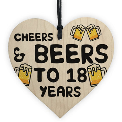 Red Ocean 18Th Birthday Cheers And S Funny 18Th Birthday Gifts For Son Brother from B&Q