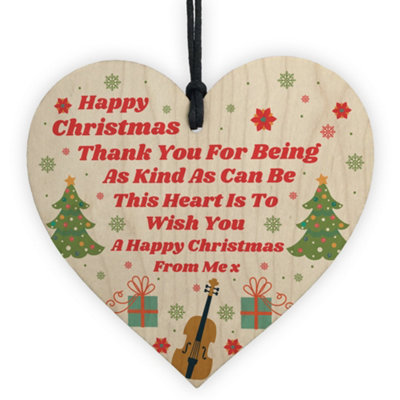 B&Q -  Christmas Gift For Teacher Assistant From Child Nursery School Thank You Gift