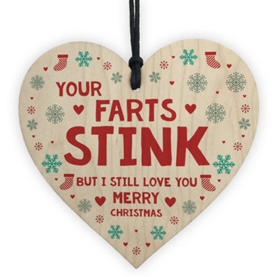 Red Ocean Funny Christmas Your Farts Stink Gift For Boyfriend Husband Dad Gifts For Him from B&Q