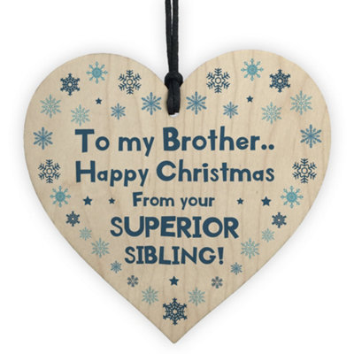 Red Ocean Brother Christmas Gifts From Sister Brother Funny Novelty Gifts For Him Brother from B&Q