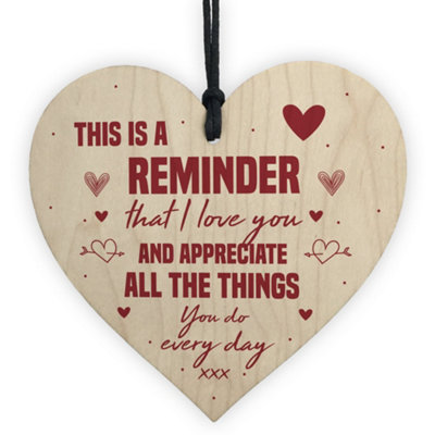 Red Ocean Thank You Gift For Boyfriend Girlfriend Husband Wife Valentines Anniversary Gift from B&Q