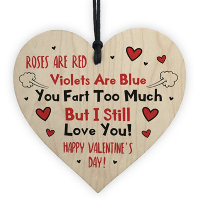Red Ocean Funny Valentines Heart For Him Rude Gift For Boyfriend Husband Novelty Gift Idea from B&Q