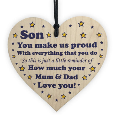 Red Ocean Special Son Gifts From Dad Mum Heart Gift For Him 16Th 18Th 21St Birthday Gift from B&Q