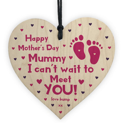Red Ocean Happy Mothers Day From Bump Mummy To Be Newborn Baby Gifts For New Mum from B&Q