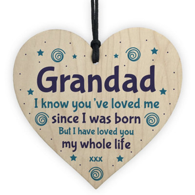 Red Ocean Novelty Grandad Gift For Fathers Day Grandad Birthday Gift Grandad Gift From Grandchildren Keepsake from B&Q