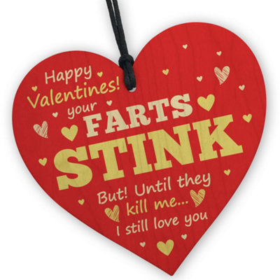 Red Ocean Funny Valentines Gift Farts Stink Rude Valentines Day Gift For Boyfriend Husband Wife Girlfriend Keepsake from B&Q
