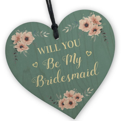 Red Ocean Will You Be My Bridesmaid Gift For Friend  Wedding Proposal Gifts For Her  Friendship Gifts For Women from B&Q