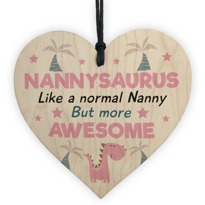 Red Ocean Gift For Nanny For Mothers Day Nannysaurus Birthday Gift For Nanny Gift From Grandchildren Thank You Gift For Nanny from B&Q