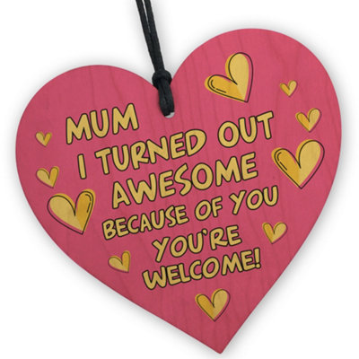 Red Ocean Perfect Mother's Day Birthday Gift For Mum With A Sense Of Humor Funny Mum Gift From Daughter Son from B&Q
