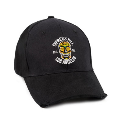 Vanilla Underground Cypress Hill Unisex Black Band Logo Adjustable Curved Peak Cap (One Size) from B&Q