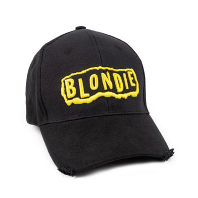 Vanilla Underground Blondie Unisex Black Logo Adjustable Curved Peak Cap (One Size) from B&Q