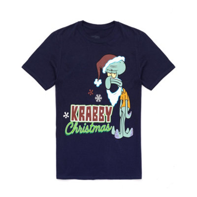Vanilla Underground Spongebob Squarepants Mens Blue Squidward Short Sleeved T-Shirt (Xx-Large) from B&Q