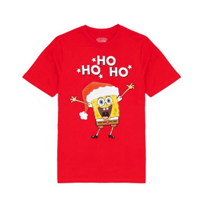 Vanilla Underground Spongebob Squarepants Mens Red Character Short Sleeved T-Shirt (X-Large) from B&Q