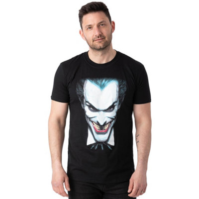 Vanilla Underground Dc Comics Mens Black The Joker Short Sleeved T-Shirt (Xx-Large) from B&Q