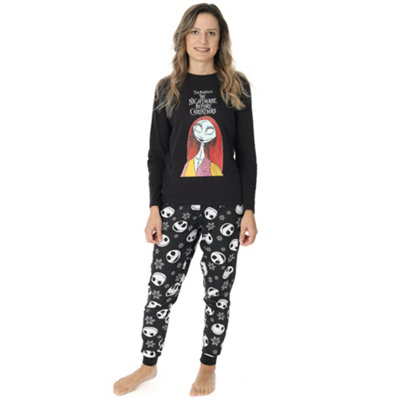 Vanilla Underground Disney The Nightmare Before Christmas Womens Multicoloured Long Sleeve Long Leg Pyjama Set (Small) from B&Q