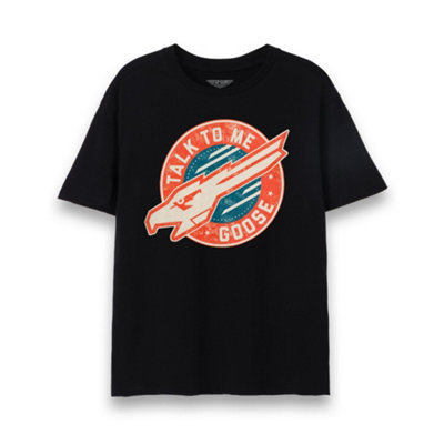 Vanilla Underground Top Gun: Maverick Mens Black Maverick Quote Short Sleeved T-Shirt (Large) from B&Q