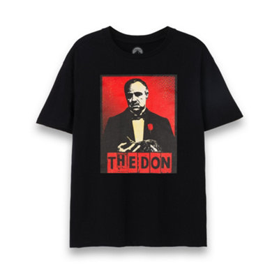 Vanilla Underground The Godfather Mens Black Vito Corleone 'the Don' Short Sleeved T-Shirt (Large) from B&Q