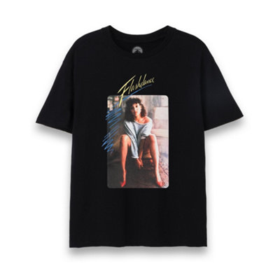 Vanilla Underground Flashdance Womens Black Alex Short Sleeved T-Shirt (Small) from B&Q