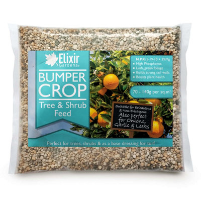 Elixir Garden Supplies Elixir Gardens Bumper Crop TreeShrub & Hedge Fertiliser Slow Release Phosphorus Root Feed X3Kg Bag from B&Q