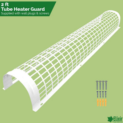 Elixir Garden Supplies Elixir Gardens 2Ft Electric Tube Heater Guard from B&Q