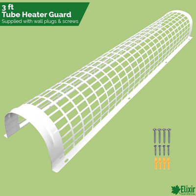 Elixir Garden Supplies Elixir Gardens 3Ft Electric Tube Heater Guard from B&Q