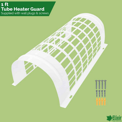 Elixir Garden Supplies Elixir Gardens 4Ft Electric Tube Heater Guard from B&Q