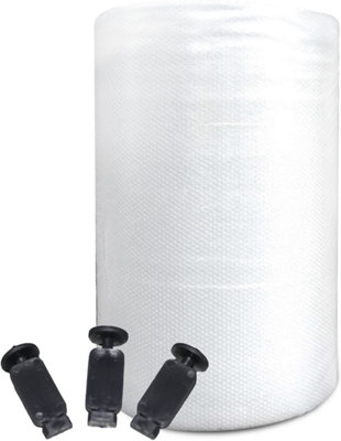 Elixir Garden Supplies Elixir Gardens 10mm Tri Laminated Greenhouse Bubble Insulation 750mm Wide X 50M Long With 450 Clips from B&Q