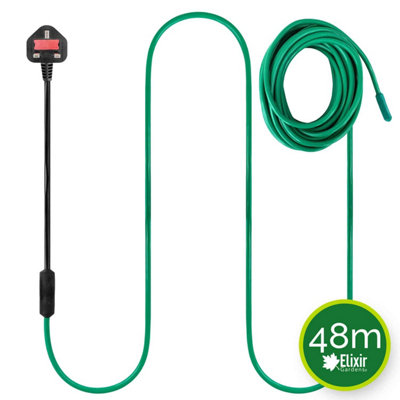Elixir Garden Supplies Soil Propagation Warming/reptile Vivarium Heating Cable 48M (200W) from B&Q
