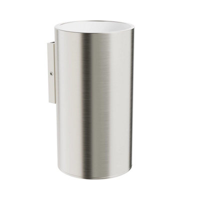 B&Q -  Mio Round Wall Mounted Tumbler Holder In Brushed Metallic