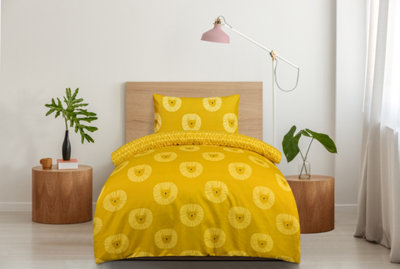 B&Q Smart Living Luxury Super Soft Lion Reversible Duvet Set & Pillowcases Dark