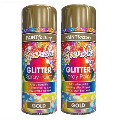 The Packaging Bubble 200Ml Gold Glitter Clear SealantBeautiful For Ornaments & CraftingMirrors (2) from B&Q