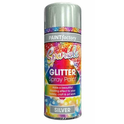SuperGift.com 200Ml Silver Glitter Clear SealantBeautiful For Ornaments & CraftingMirrors (1) from B&Q
