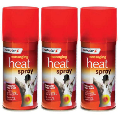 True Gifts 3X Massaging Heat Spray 125Ml Fast Pain Relief Muscle Injury TreatmentReady To UseMuscle Relief & Comfort from B&Q