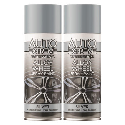 True Gifts Supergift 400Ml Silver Wheel Automotive Paint SprayerMultipurpose Exterior Black MattInterior Metal For CarsBikes,vans, from B&Q