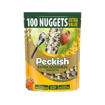 True Gifts 1.6Kg Extra Goodness Suet Nuggets Protein-Packed Bird Feed With Peanuts And Mealworms from B&Q
