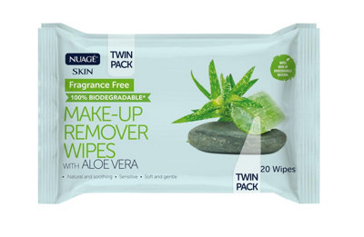 SuperGift.com Nuage Make-Up Remover Wipes-20Pk from B&Q
