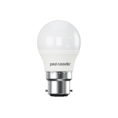 Paul Russells Led Golf Dimmable Bulb Bayonet Cap Bc B225.5W 470Lumens G4540W Equivalent6500K Day Light from B&Q