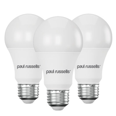 Paul Russells Led Gls Dimmable Bulb Edison Screw Es E2714W 1521Lumens 100W Equivalent4000K Cool White LightPack Of 3 from B&Q