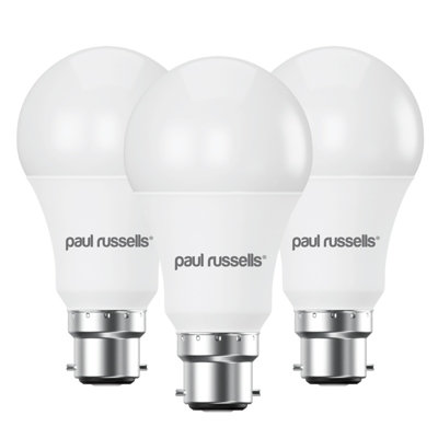 Paul Russells Led Gls Dimmable Bulb Bayonet Cap Bc B2214W 1521Lumens 100W Equivalent4000K Cool/natural WhitePack Of 3 from B&Q